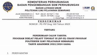 Diklat Pip Semarang 2024